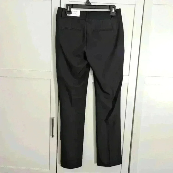 ANN TAYLOR | Factory The Straight  Black Dress Pants Size 2 - Picture 2 of 5